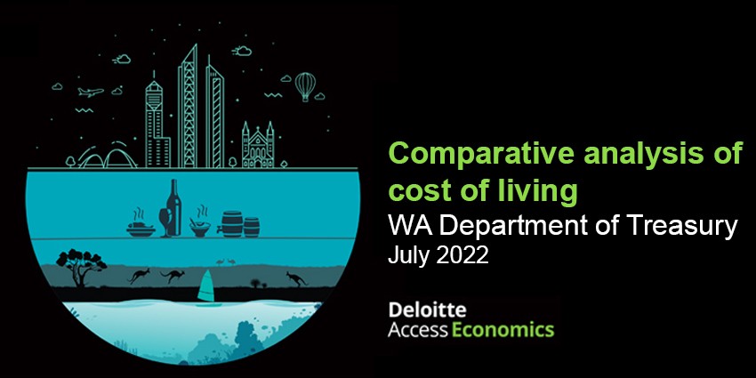 Graphic of the Comparative analysis of cost of living cover