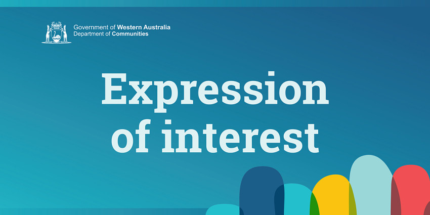 Banner text which reads Expression of interest.
