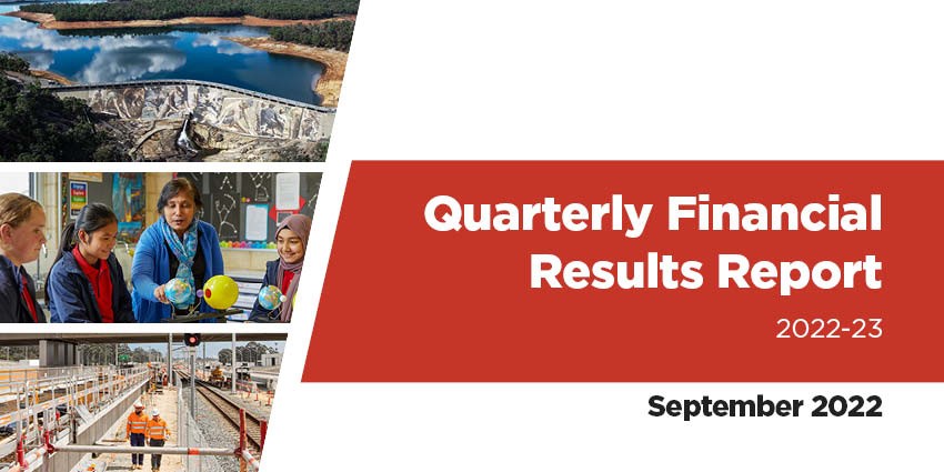 Quarterly Financial Results Report September 2022 graphic