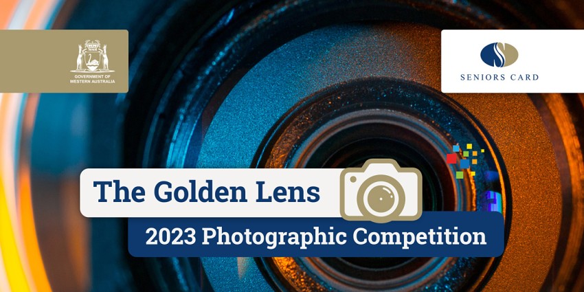 Seniors Card - The Golden Lens 2023 Photographic Competition graphic