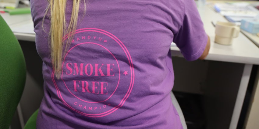 Bandyup smoke free t-shirt