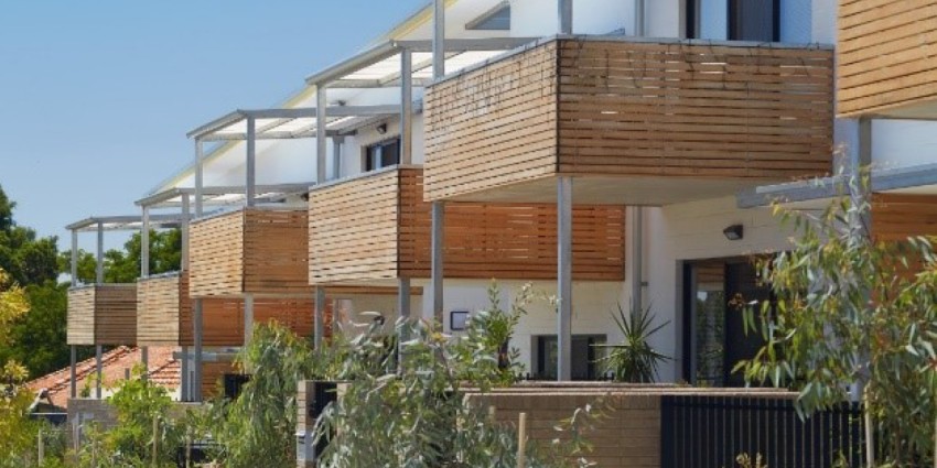Photograph of a good streetscape outcome in Willagee by Peter Hobbs Architect