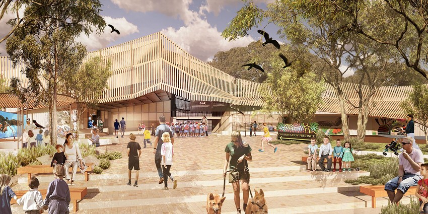 How the cafe will look at Perth Zoo 