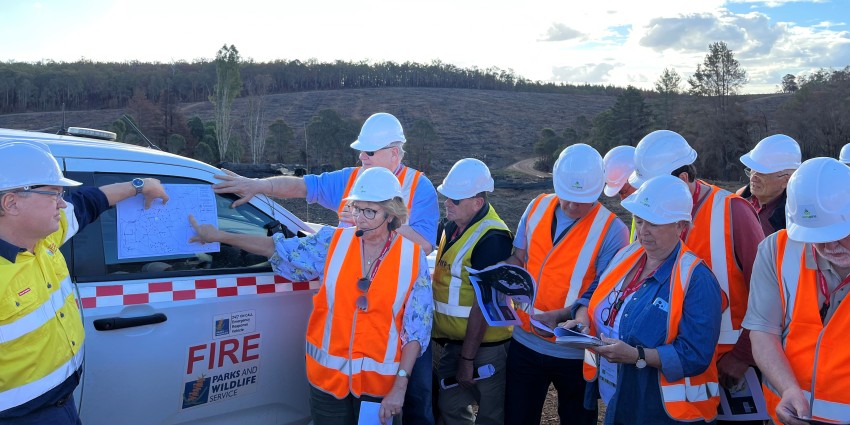A French delegation of forestry professionals recently visited the eastern states and Western Australia on a study tour.