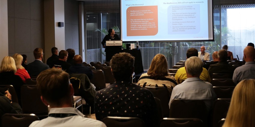 Image of attendees at the Perth Biodiscovery Phase 2 information session
