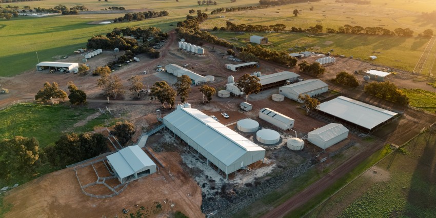 Aerial picture of Katanning Research Centre