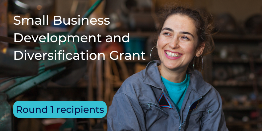 Small Business Development and Diversification (SBDD) Grant - Round 1 recipients