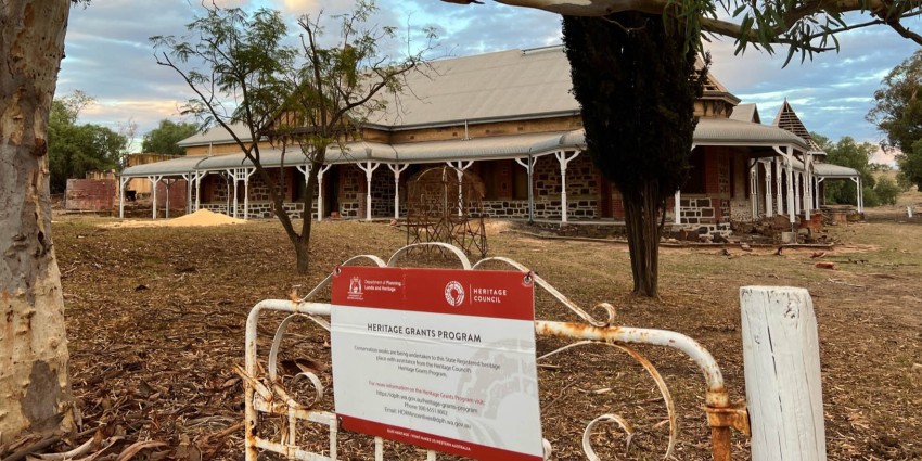 Photo of an old heritage statehouse building in Newmarracarra -grant recipient