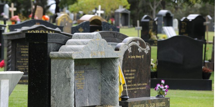 burial section at Rockingham Regional Memorial Park
