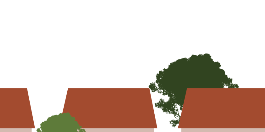 graphic of retirement village