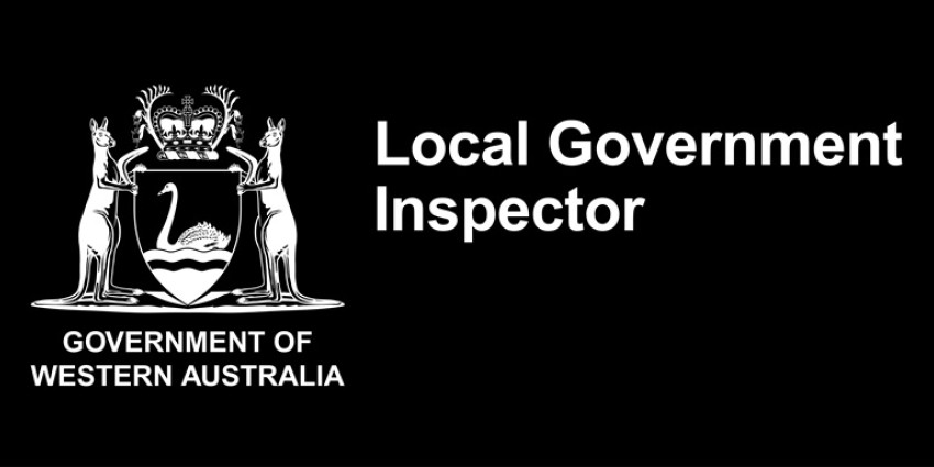 Inspector Logo - White text, Black background