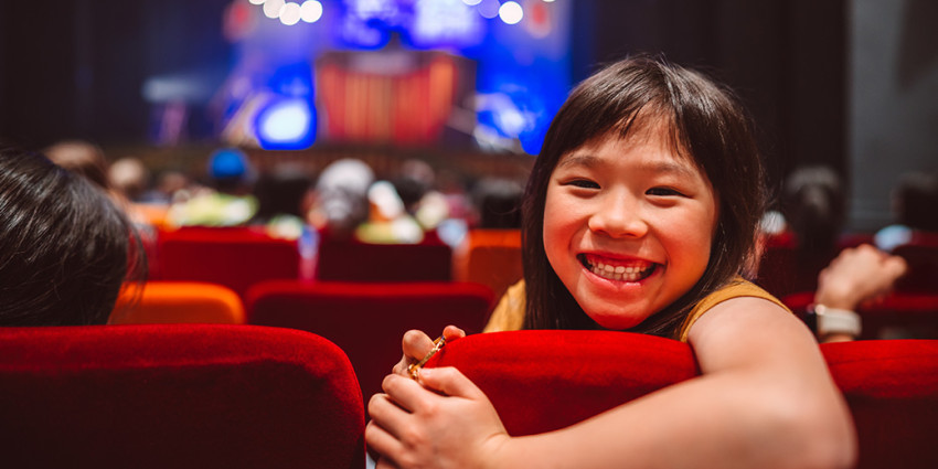 Kid in a theatre