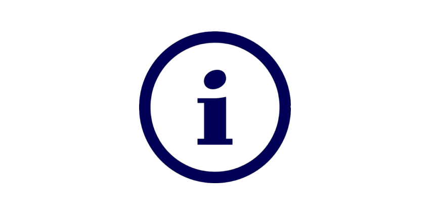 lower case i in a circle
