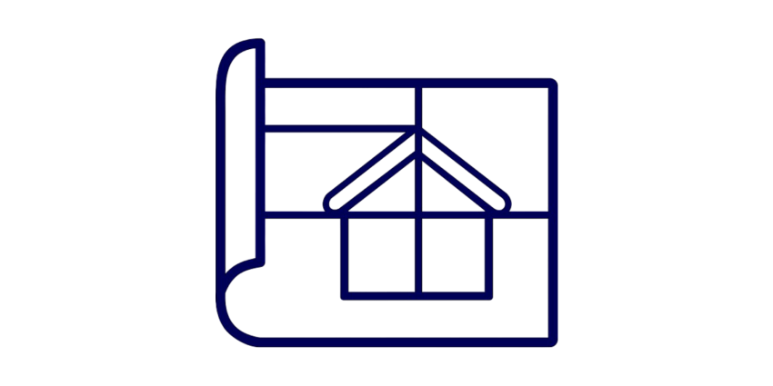 house on blueprint