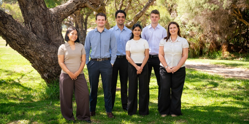 Six Department of Housing and Works graduate program participants