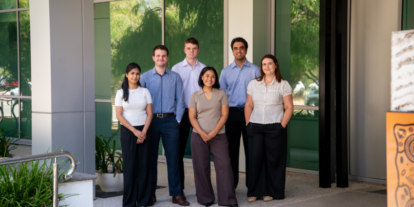 Six Department of Housing and Works graduate program participants
