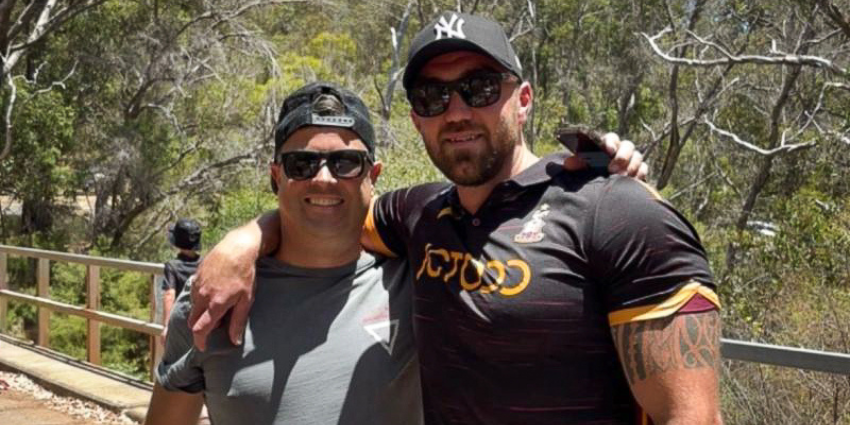 Gareth Carney and Prison Officer Deputy Superintendent Thomas Heap