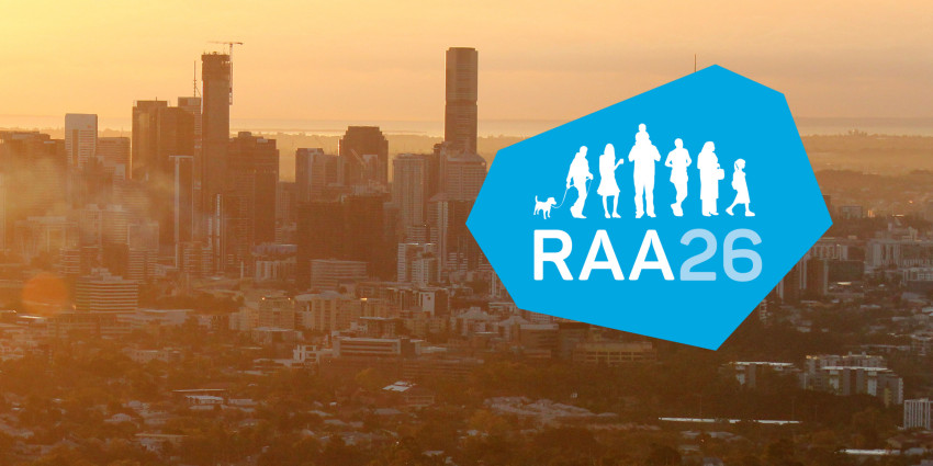 Resilient Australia Awards 2026 Logo and image of a cityscape