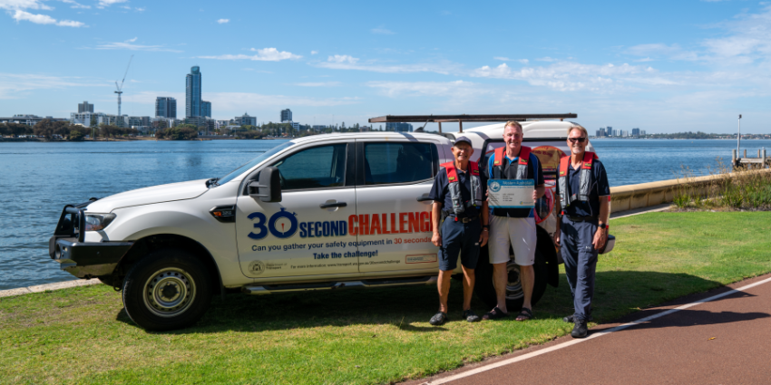 The marine safety team commemorate 20 years of RST