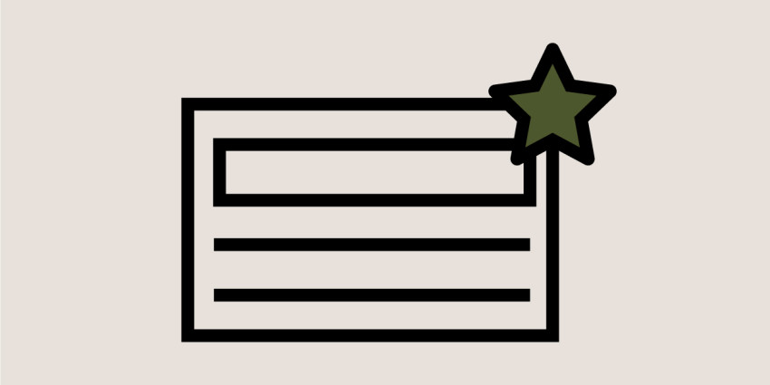 graphic depicting a certificate