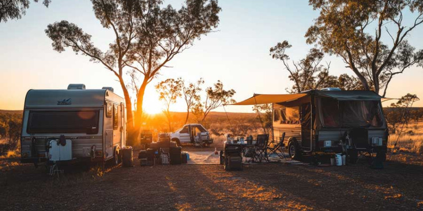 caravan and camping grounds nav card