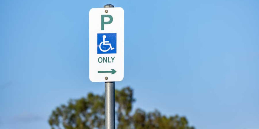 Parking for people with disability