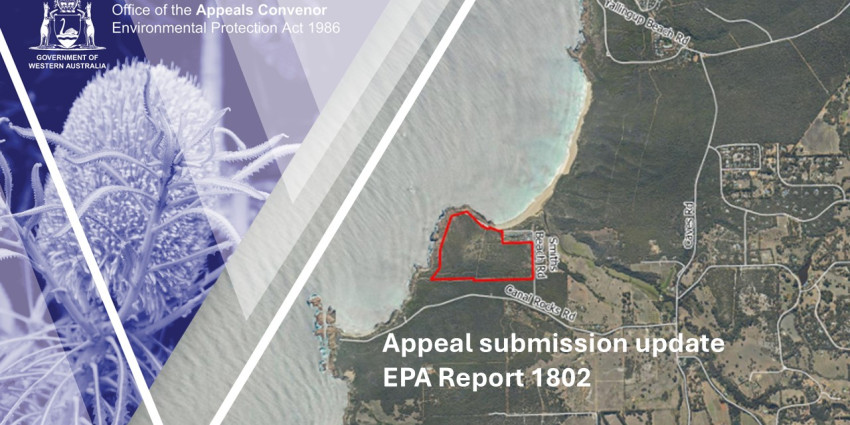 Map of appeal submission update EPA report 1802