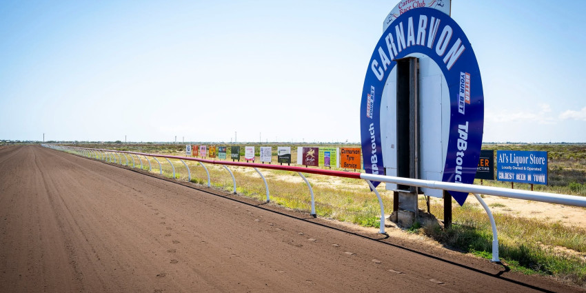 The first stage of a $455,000 WA Government investment has been completed at Carnarvon Race Club. Image: Carnarvon Race Club Facebook