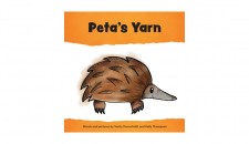 Cover page for children's book called Peta's Yarn, by Verity Roennfeldt and Kelly Thompson.