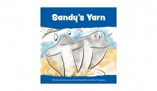 Cover page for children's book called Sandy's Yarn, by Verity Roennfeldt and Kelly Thompson.