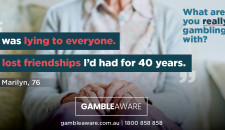 Gamble Aware campaign, with a quote - banner