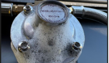Compact metal regulator fitted to the gas system of Snowy River and Newgen caravans.
