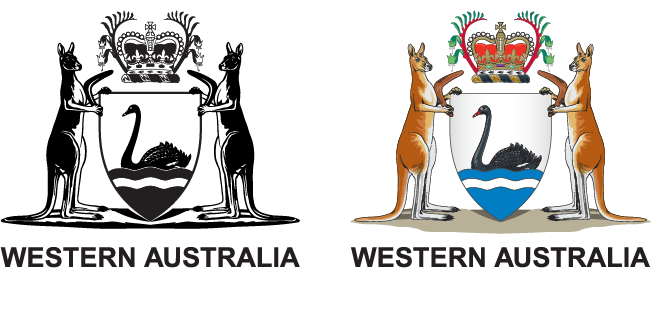 Coat of Arms - with text - Western Australia