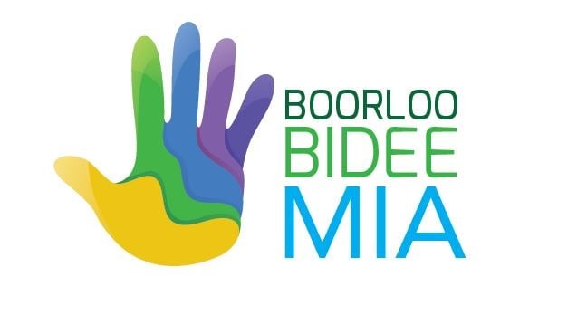 Boorloo Bidee Mia logo.