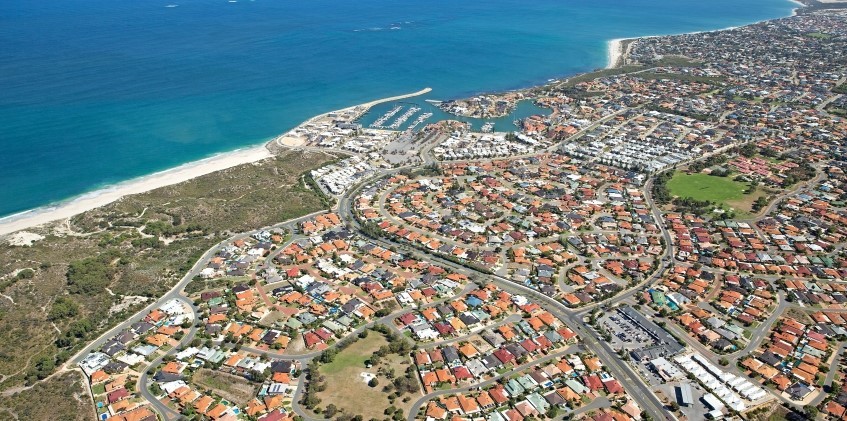 Aerial view of Mindarie